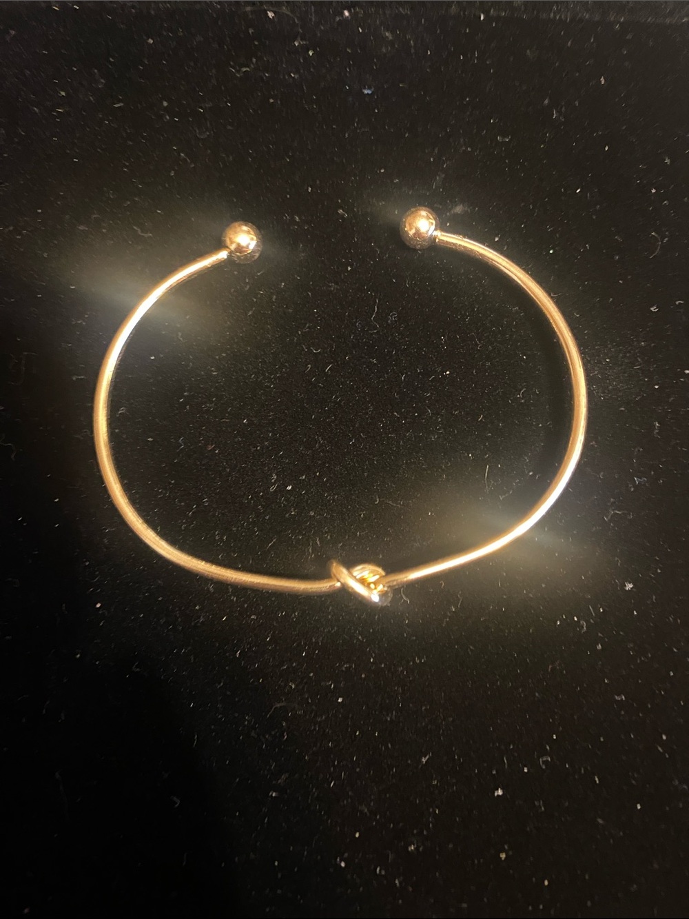 Gold Knot Open Cuff Bracelet - Women's Jewelry